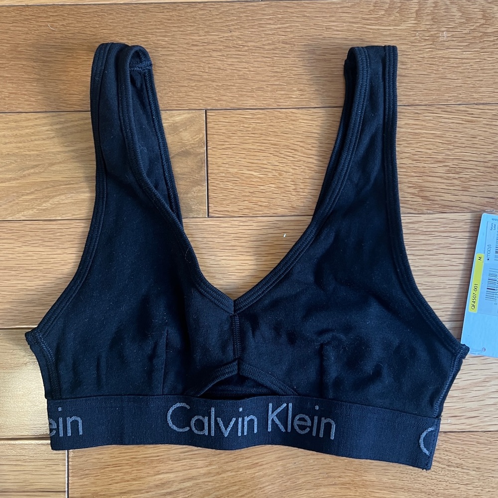 NWT! Calvin Klein Unlined Bralette
